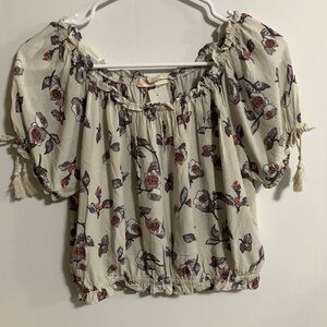 Terrace brand off the shoulder summer top Size S